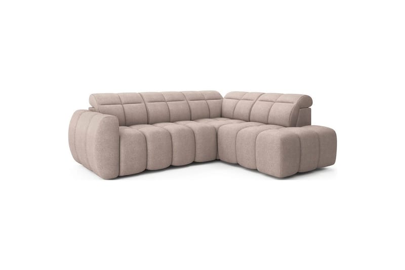Hjørnesofa Eltap Flconn 258x208x107 cm - Xillar 20, Brun, Høyre - Møbler - Sofaer - Sovesofaer