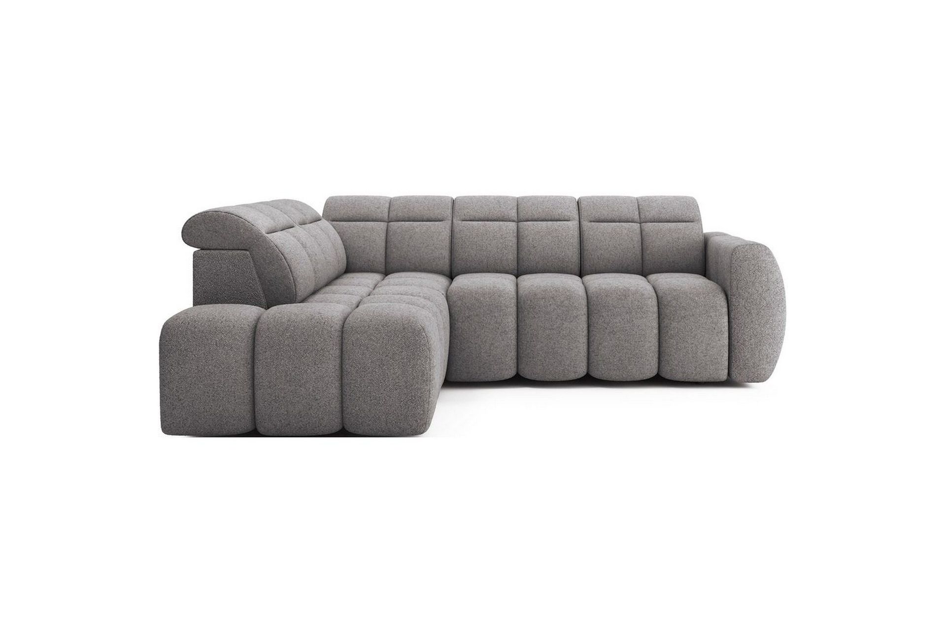Hjørnesofa Eltap Flconn 258x208x107 cm - Paolli 04, Grå, Venstre