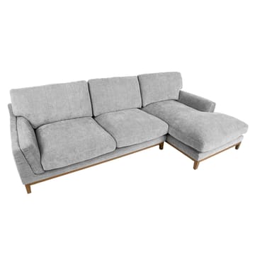 Hjørnesofa HOME4YOU Basil Grå Høyre hjørne - grå - Møbler - Sofaer - Hjørnesofa