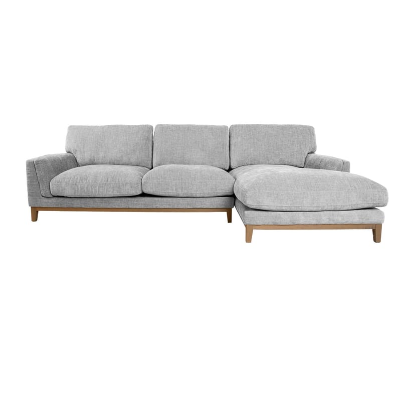 Hjørnesofa HOME4YOU Basil Grå Høyre hjørne - grå - Møbler - Sofaer - Hjørnesofa