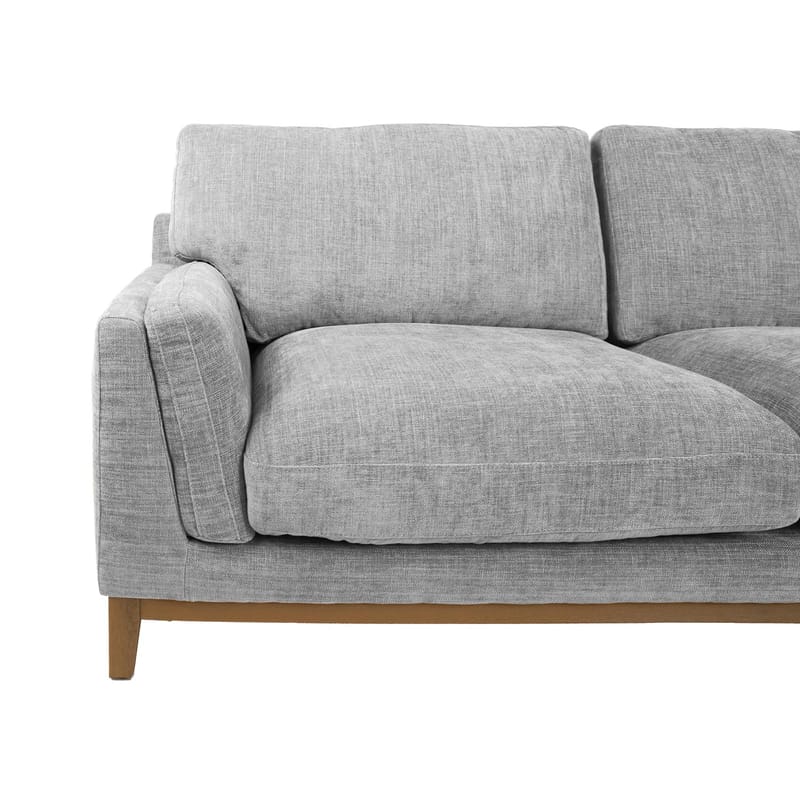 Hjørnesofa HOME4YOU Basil Grå Høyre hjørne - grå - Møbler - Sofaer - Hjørnesofa