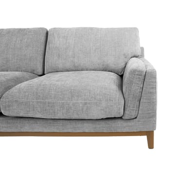 Hjørnesofa HOME4YOU Basil Grå Venstre hjørne - grå - Møbler - Sofaer - Hjørnesofa