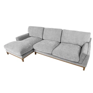 Hjørnesofa HOME4YOU Basil Grå Venstre hjørne - grå - Møbler - Sofaer - Hjørnesofa