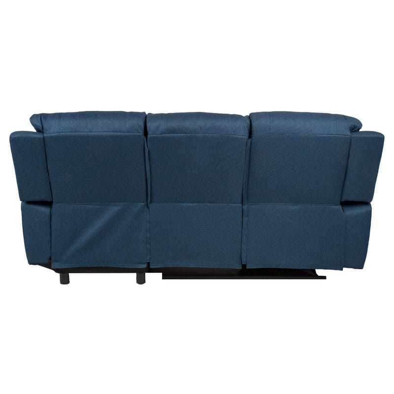 Hjørnesofa HOME4YOU BERIT manuell recliner Mørk blå Høyre hjørne - mørk blå - Møbler - Sofaer - Reclinersofaer