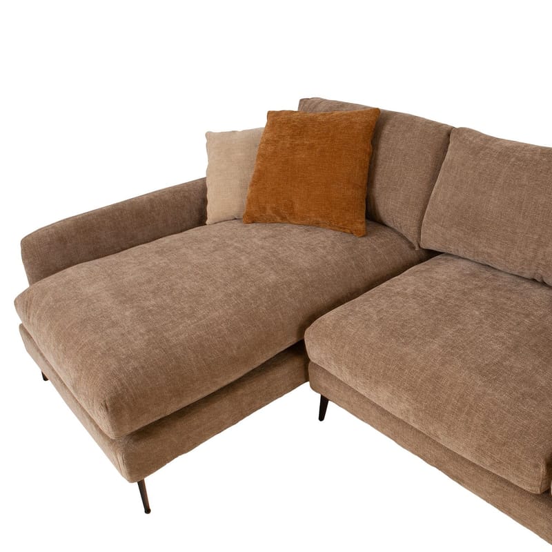 Hjørnesofa HOME4YOU Daisy Beige Venstre hjørne - beige - Møbler - Sofaer - Hjørnesofa