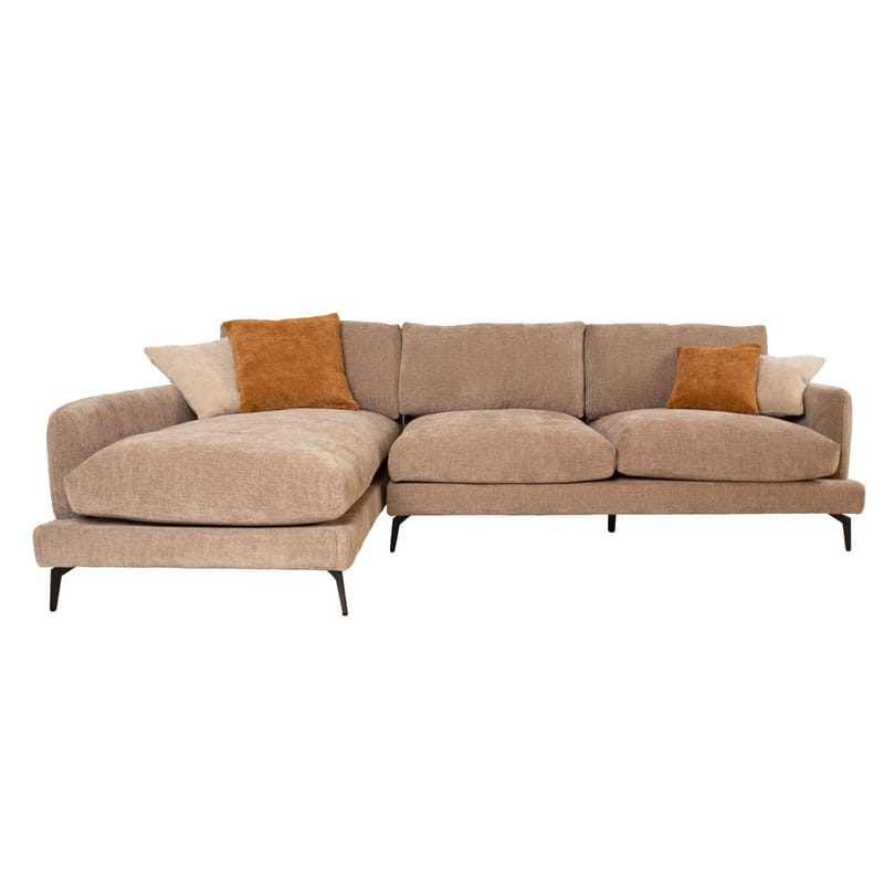 Hjørnesofa HOME4YOU Daisy Beige Venstre hjørne - beige - Møbler - Sofaer - Hjørnesofa