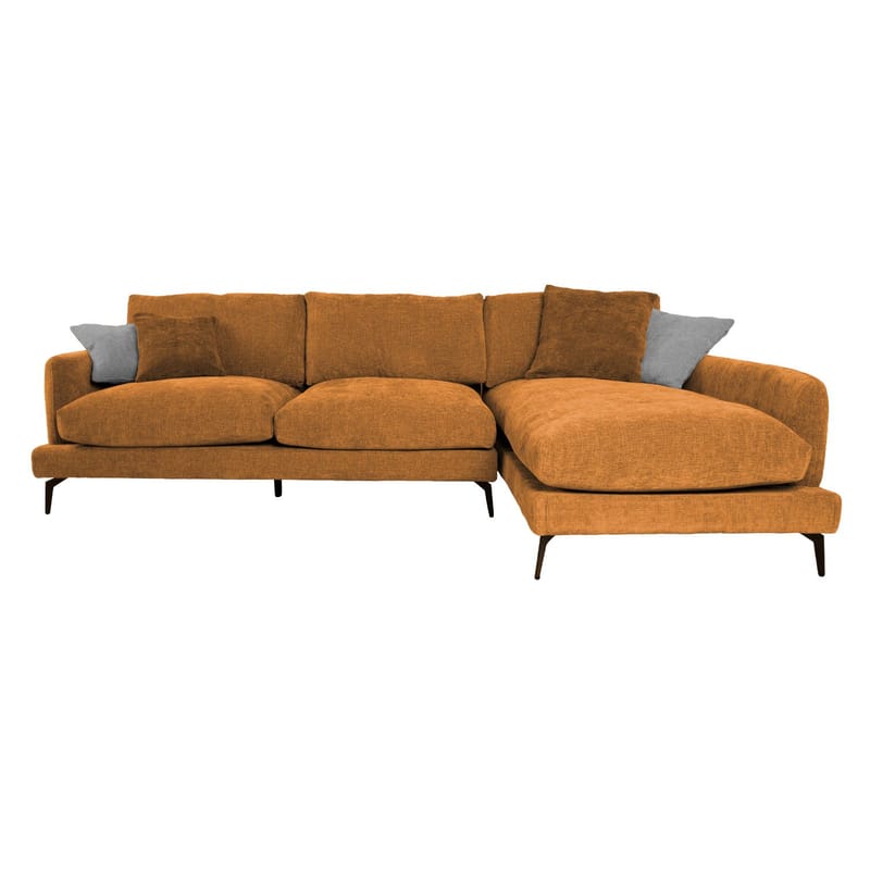 Hjørnesofa HOME4YOU Daisy Brun Høyre hjørne - brun - Møbler - Sofaer - Hjørnesofa