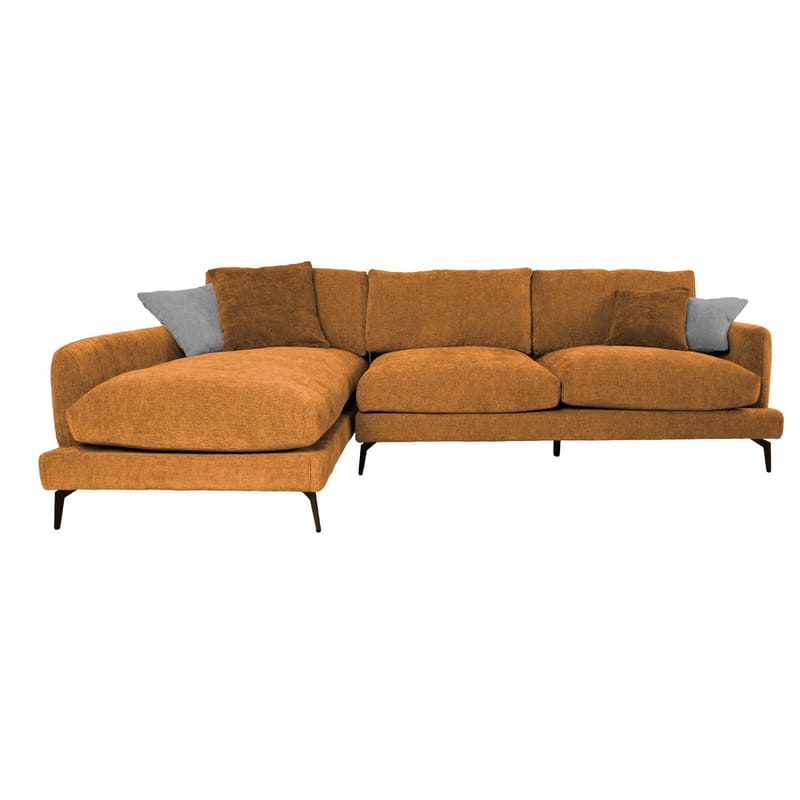 Hjørnesofa HOME4YOU Daisy Brun Venstre hjørne - brun - Møbler - Sofaer - Hjørnesofa