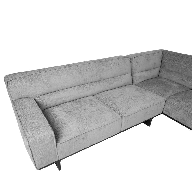 Hjørnesofa HOME4YOU Hasso Grå Høyre hjørne - grå - Møbler - Sofaer - Hjørnesofa