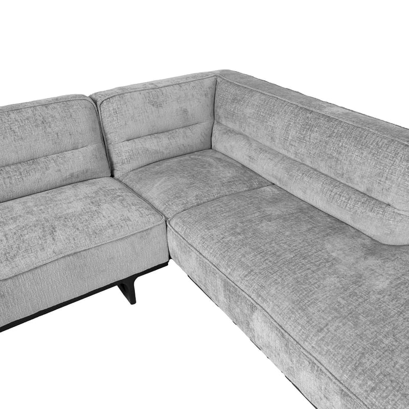 Hjørnesofa HOME4YOU Hasso Grå Høyre hjørne - grå - Møbler - Sofaer - Hjørnesofa