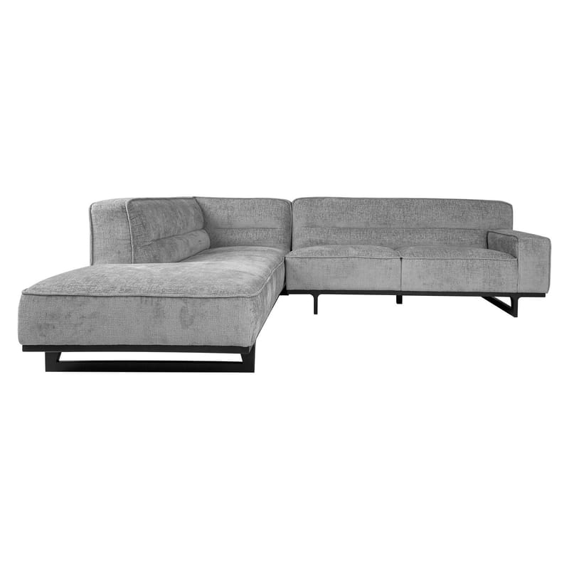 Hjørnesofa HOME4YOU Hasso Grå Venstre hjørne - grå - Møbler - Sofaer - Hjørnesofa