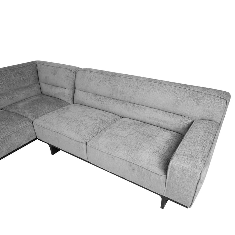 Hjørnesofa HOME4YOU Hasso Grå Venstre hjørne - grå - Møbler - Sofaer - Hjørnesofa