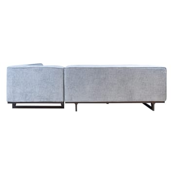 Hjørnesofa HOME4YOU Hasso sølvgrå Høyre hjørne - sølvgrå - Møbler - Sofaer - Hjørnesofa