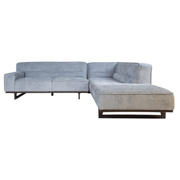 Hjørnesofa HOME4YOU Hasso sølvgrå Høyre hjørne - sølvgrå - Møbler - Sofaer - Hjørnesofa
