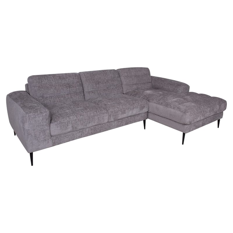 Hjørnesofa HOME4YOU Kristy Høyre Hjørne Grå - grå - Møbler - Sofaer - Hjørnesofa