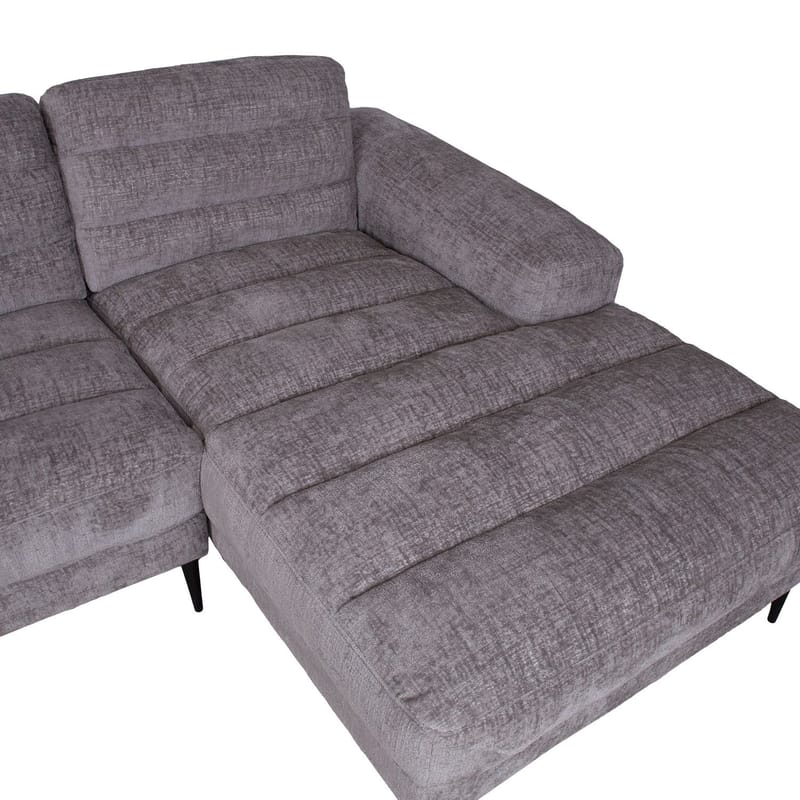 Hjørnesofa HOME4YOU Kristy Høyre Hjørne Grå - grå - Møbler - Sofaer - Hjørnesofa