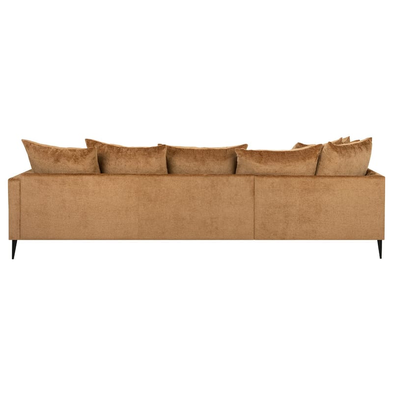 Hjørnesofa HOME4YOU Lartes brun Venstre hjørne - Brun - Møbler - Sofaer - Sofa med sjeselong