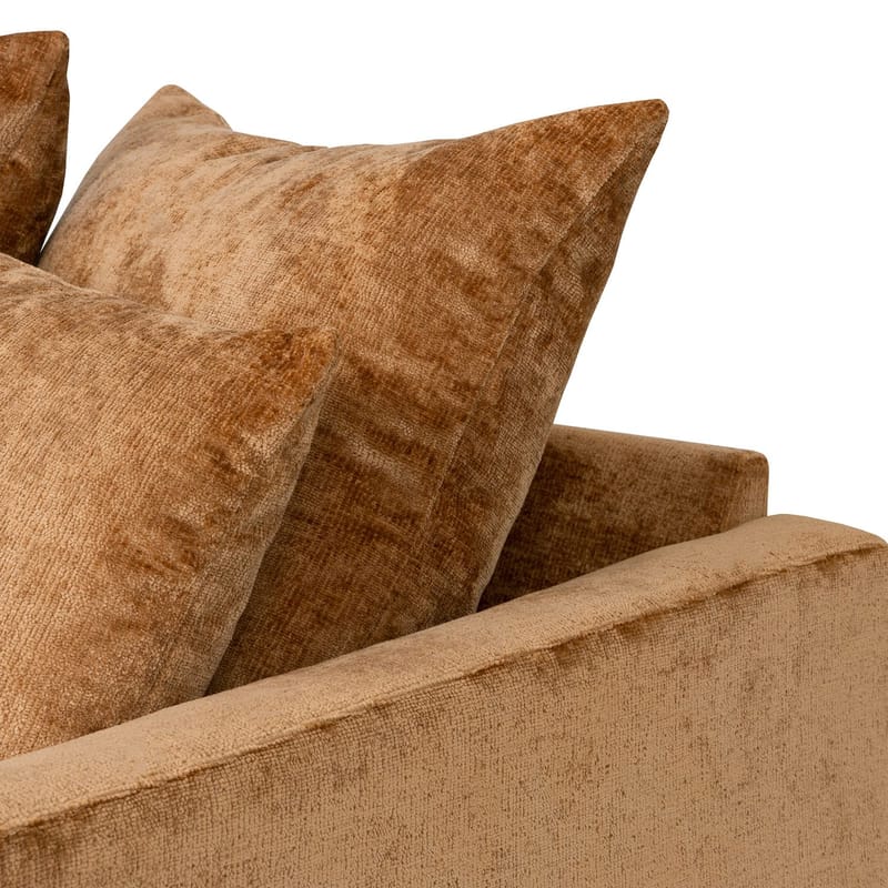 Hjørnesofa HOME4YOU Lartes brun Venstre hjørne - Brun - Møbler - Sofaer - Sofa med sjeselong