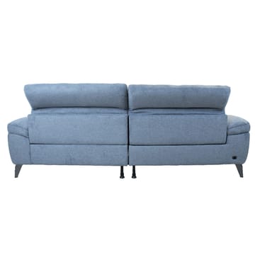 Hjørnesofa HOME4YOU Luzern elektrisk recliner Blågrå Høyre hjørne - blågrå - Møbler - Sofaer - Reclinersofaer