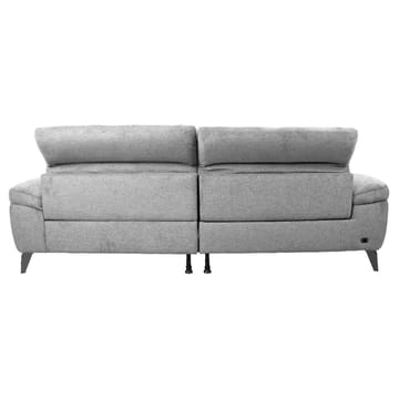 Hjørnesofa HOME4YOU Luzern elektrisk recliner Lys grå Høyre hjørne - lysegrå - Møbler - Sofaer - Reclinersofaer