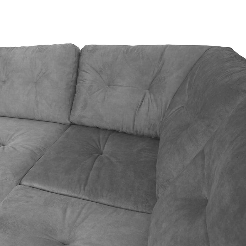 Hjørnesofa Ivarby Høyre - grå - Møbler - Sofaer - Hjørnesofa