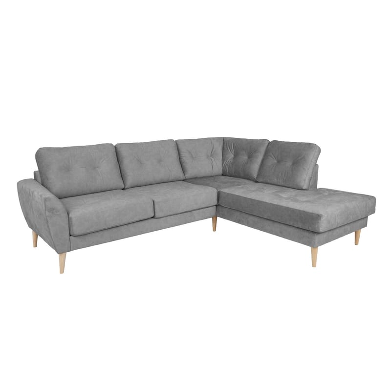 Hjørnesofa Ivarby Høyre - grå - Møbler - Sofaer - Hjørnesofa