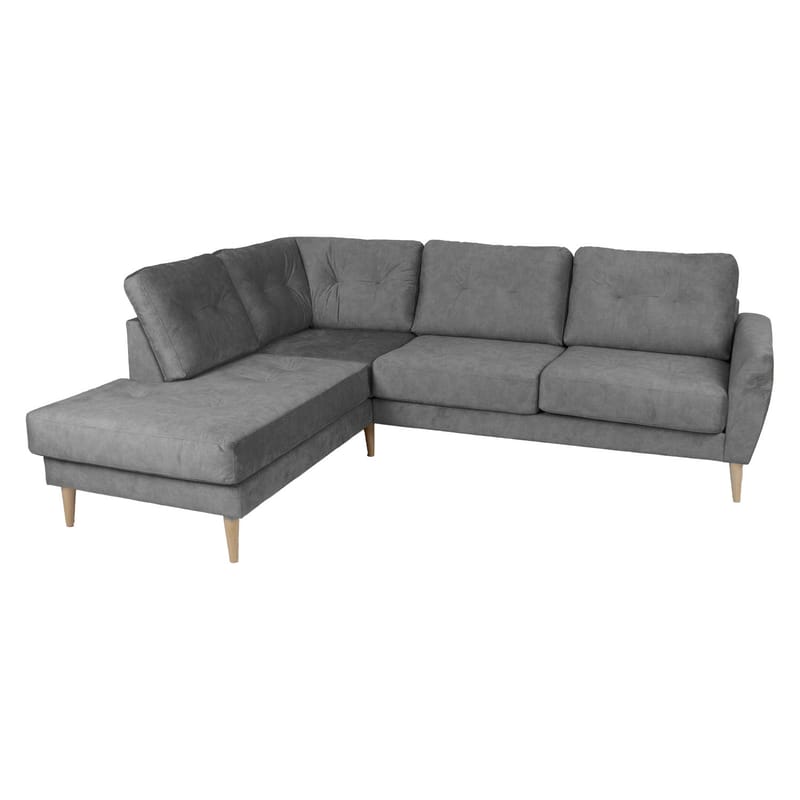 Hjørnesofa Ivarby Venstre - grå - Møbler - Sofaer - Hjørnesofa