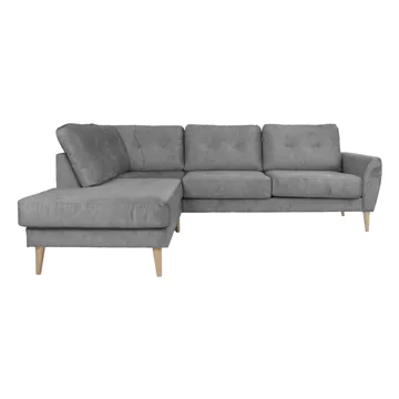 Hjørnesofa Ivarby Venstre - grå - Møbler - Sofaer - Hjørnesofa
