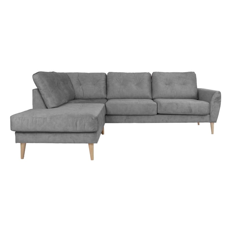 Hjørnesofa Ivarby Venstre - grå - Møbler - Sofaer - Hjørnesofa