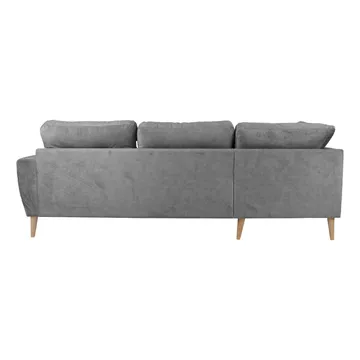 Hjørnesofa Ivarby Venstre - grå - Møbler - Sofaer - Hjørnesofa
