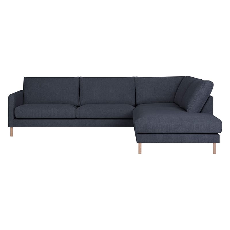 Hjørnesofa Marnor Høyre - Blå - Møbler - Sofaer - Hjørnesofa