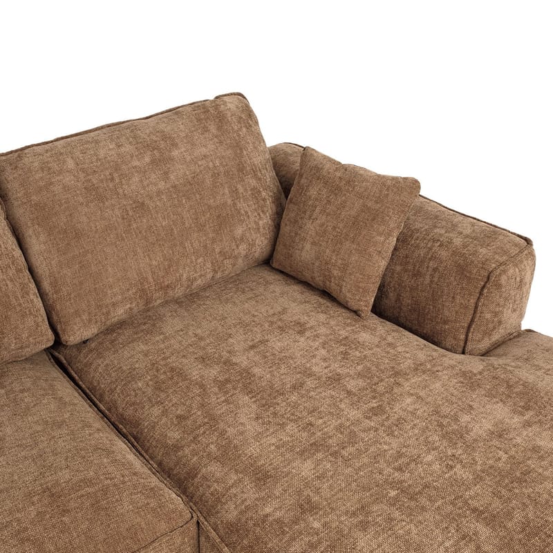 Hjørnesofa Monar Høyre - beige - Møbler - Sofaer - Hjørnesofa
