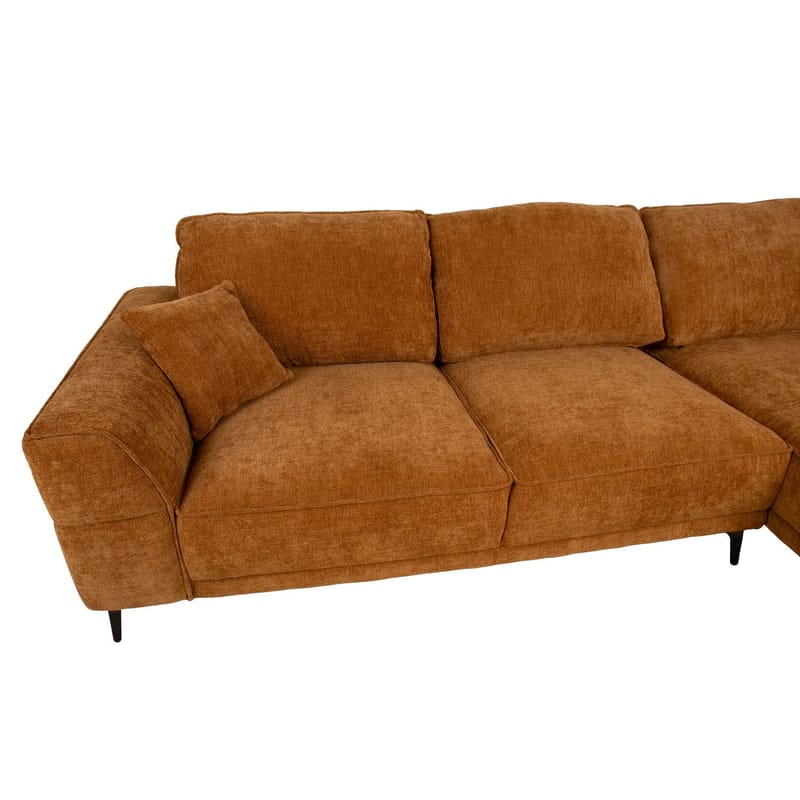 Hjørnesofa Monar Høyre - brun - Møbler - Sofaer - Hjørnesofa