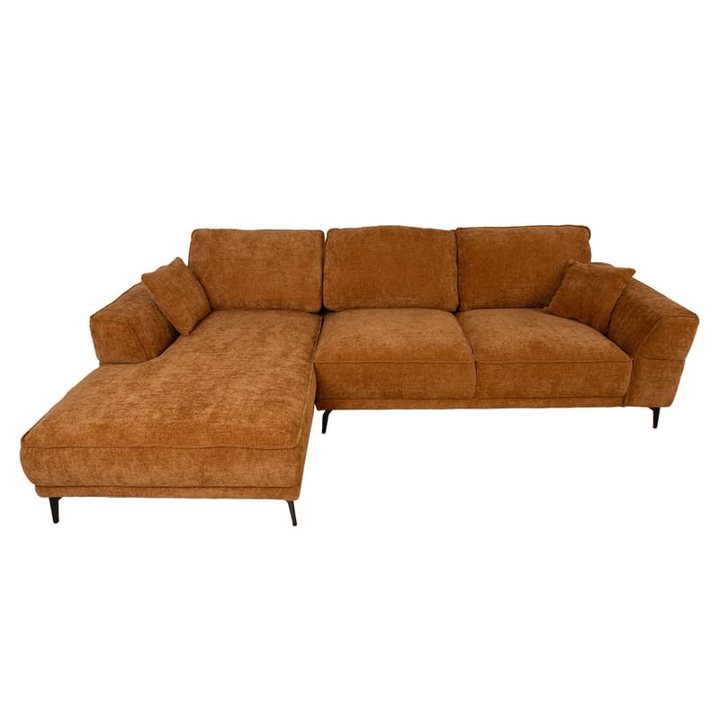 Hjørnesofa Monar Venstre - brun - Møbler - Sofaer - Hjørnesofa