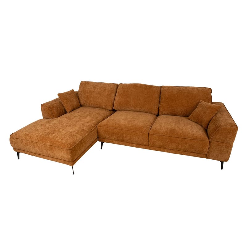 Hjørnesofa Monar Venstre - brun - Møbler - Sofaer - Hjørnesofa
