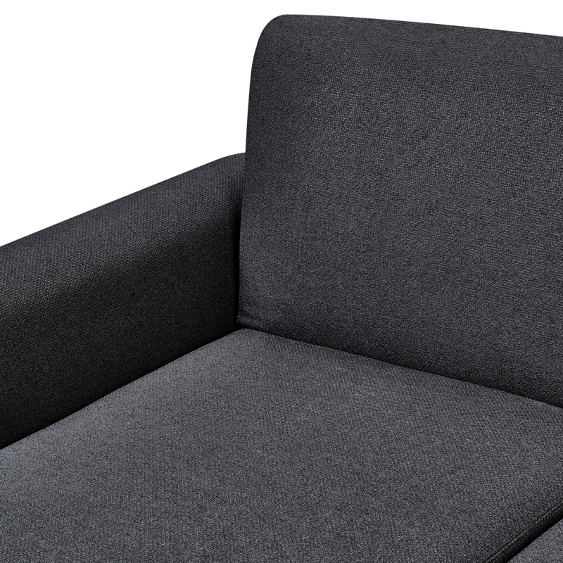 Hjørnesofa Ollsta høyrevendt - Svart - Møbler - Sofaer - Sovesofaer