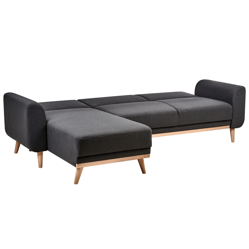 Hjørnesofa Ollsta høyrevendt - Svart - Møbler - Sofaer - Sovesofaer