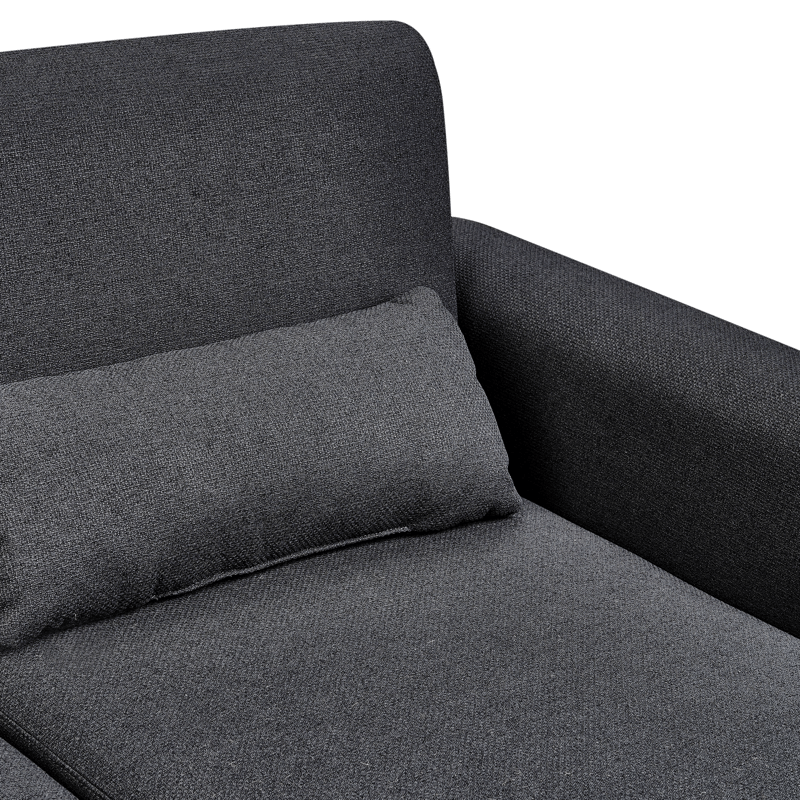 Hjørnesofa Ollsta venstrevendt - Svart - Møbler - Sofaer - Sovesofaer