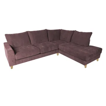 Hjørnesofa Terin Høyre - grårosa - Møbler - Sofaer - Hjørnesofa