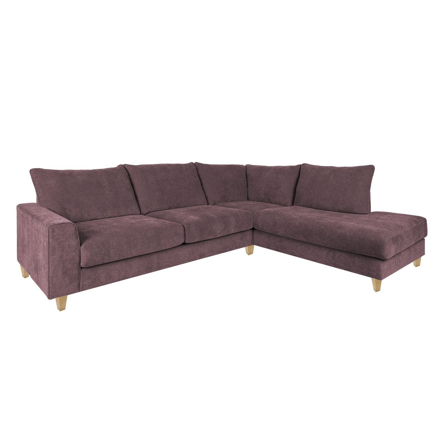 Hjørnesofa Terin Høyre - grårosa