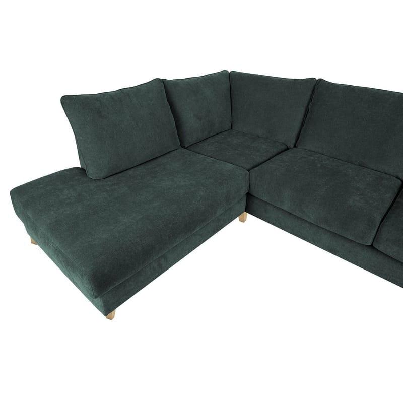 Hjørnesofa Terin Venstre - Grønn - Møbler - Sofaer - Hjørnesofa