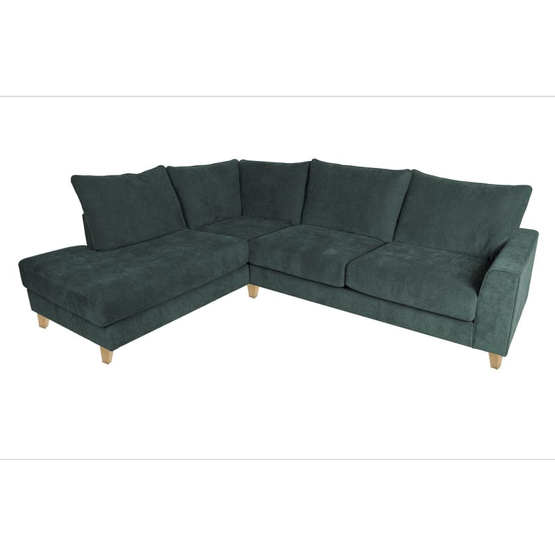 Hjørnesofa Terin Venstre - Grønn - Møbler - Sofaer - Hjørnesofa