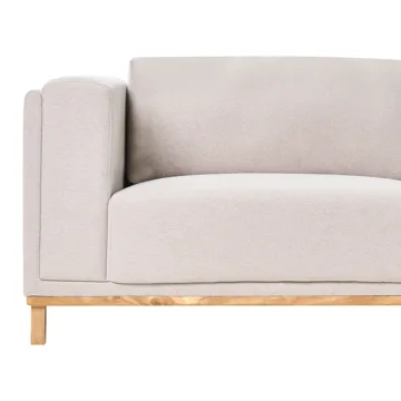 5-seters sofa Veng - Lysebrun - Møbler - Sofaer - Sofa med sjeselong - 4 seters sofa med divan