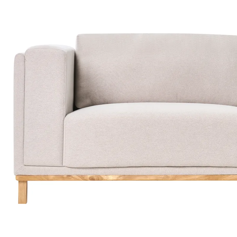 5-seters sofa Veng - Lysebrun - Møbler - Sofaer - Sofa med sjeselong - 4 seters sofa med divan