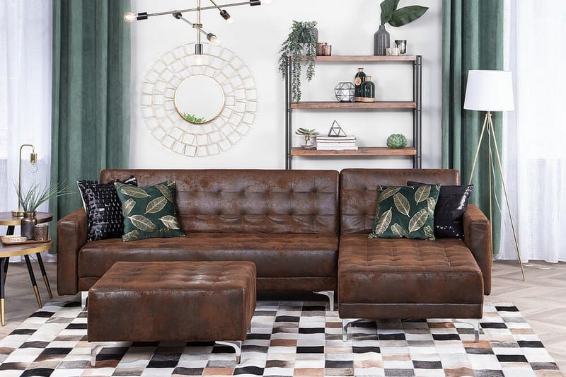 Aberdeen Hjørnesofa 267 cm - Brun - Møbler - Sofaer - Hjørnesofa