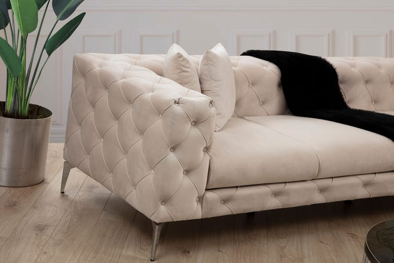 Beachport Hjørnesofa 6-seters - Beige - Hjørnesofa