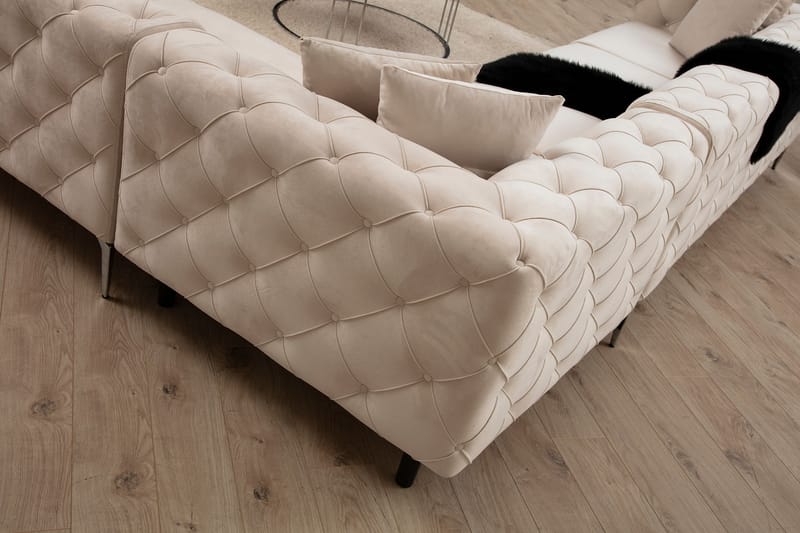 Beachport Hjørnesofa 6-seters - Beige - Hjørnesofa