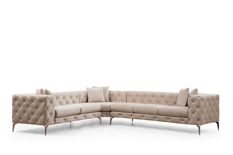 Beachport Hjørnesofa 6-seters - Beige - Hjørnesofa