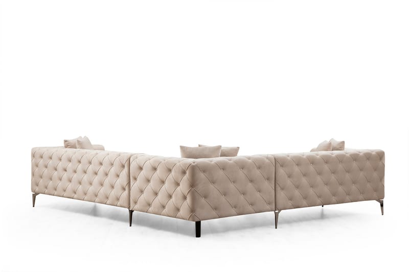 Beachport Hjørnesofa 6-seters - Beige - Hjørnesofa