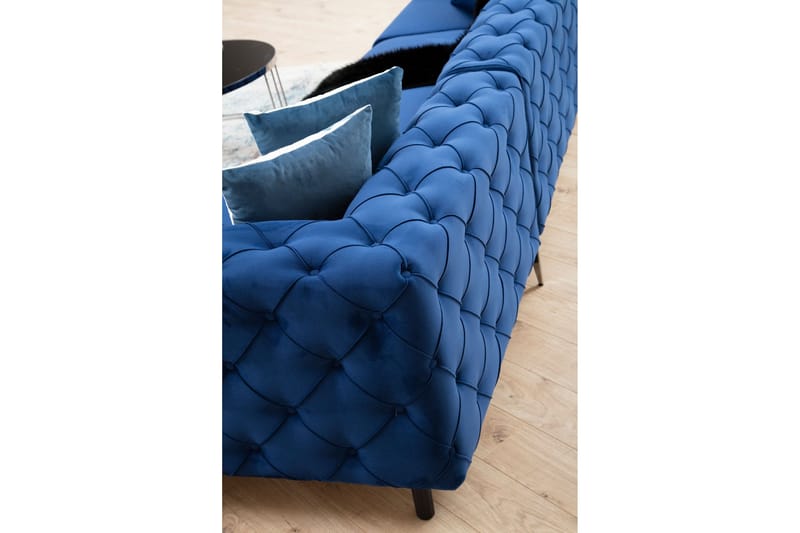 Beachport Hjørnesofa 6-seters - Blå - Møbler - Sofaer - Hjørnesofa